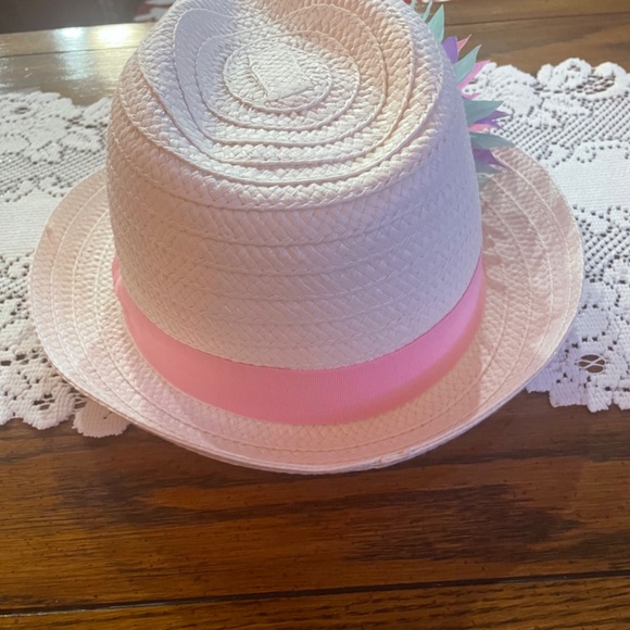 Summer Paper Straw Fedora Hat - Picture 4 of 10